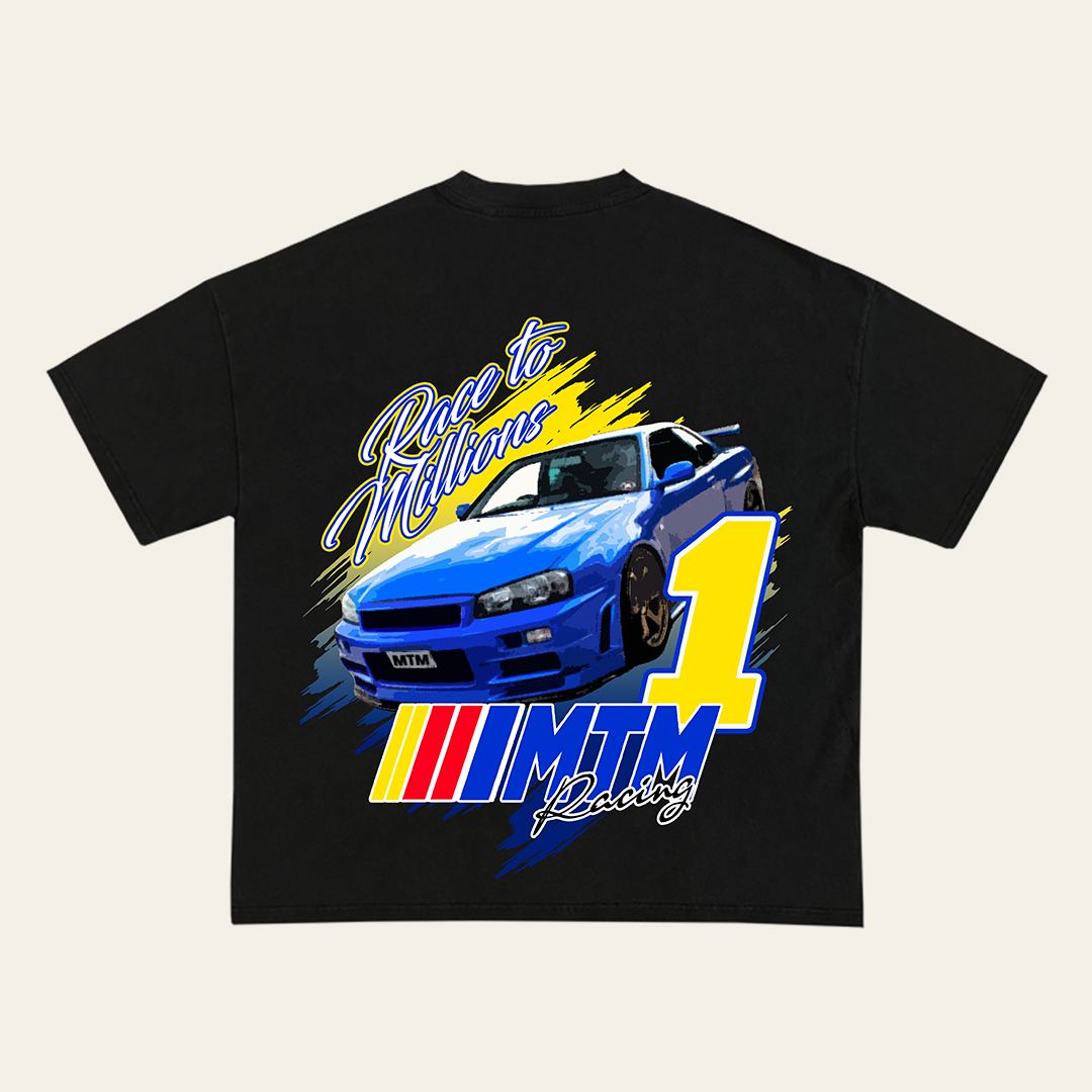 MTM Racing Black Heavyweight Tee
